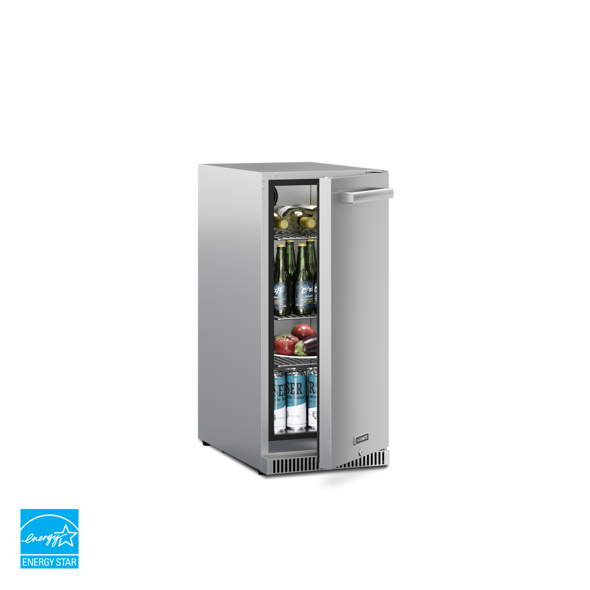 Dometic 15" E-Series Refrigerator, Lock, Rev Hinge