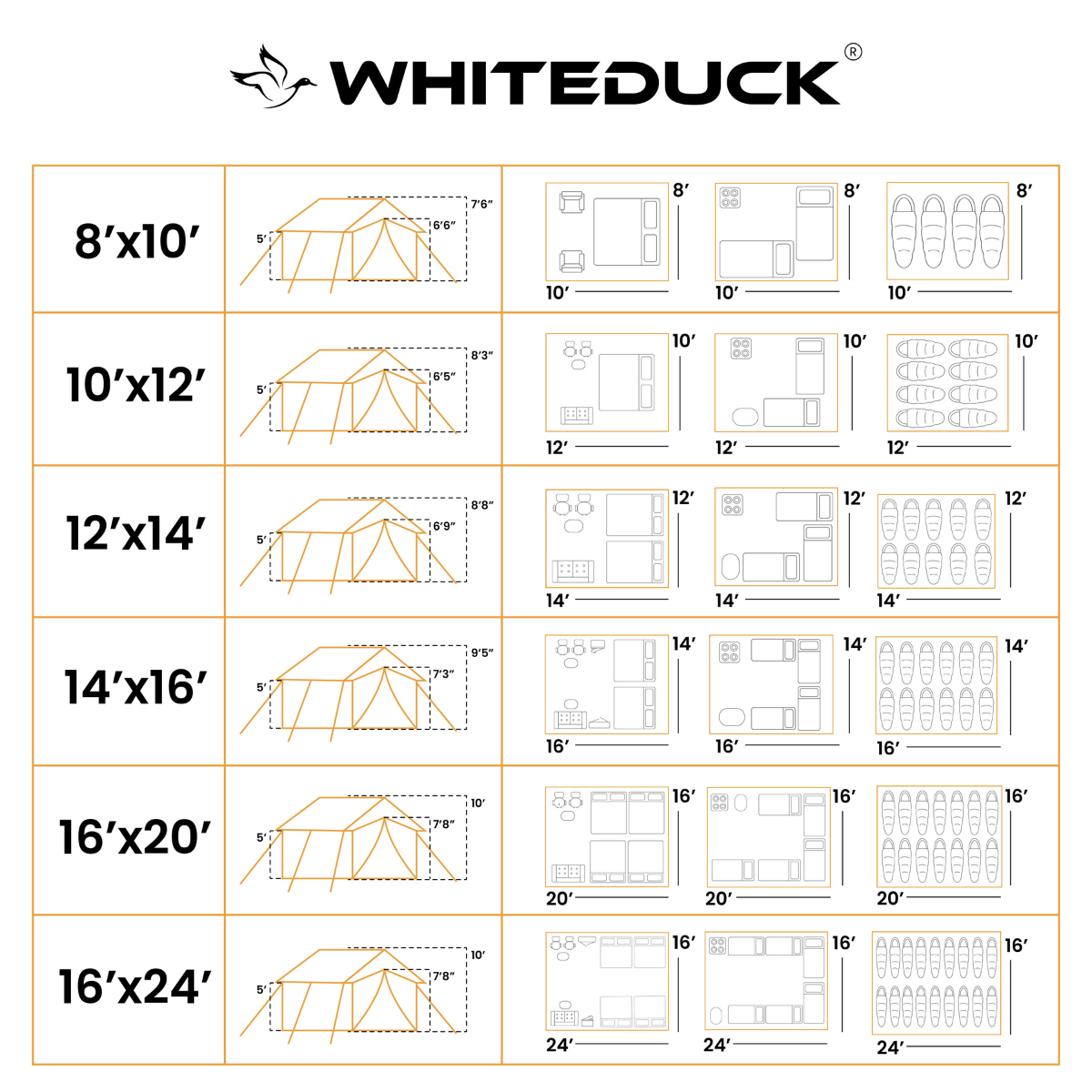 White Duck Outdoors Alpha Wall Tent