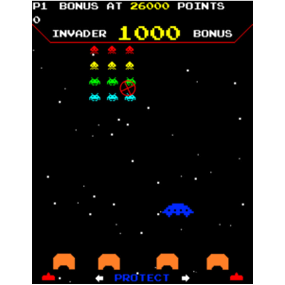 Raw Thrills Space Invaders Frenzy Video Arcade Game