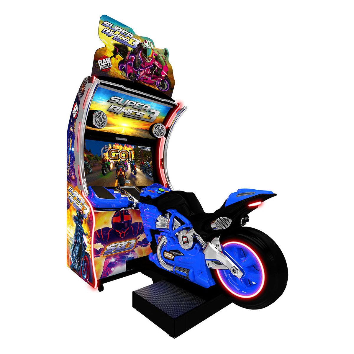 Raw Thrills Super Bikes 3 Arcade Game