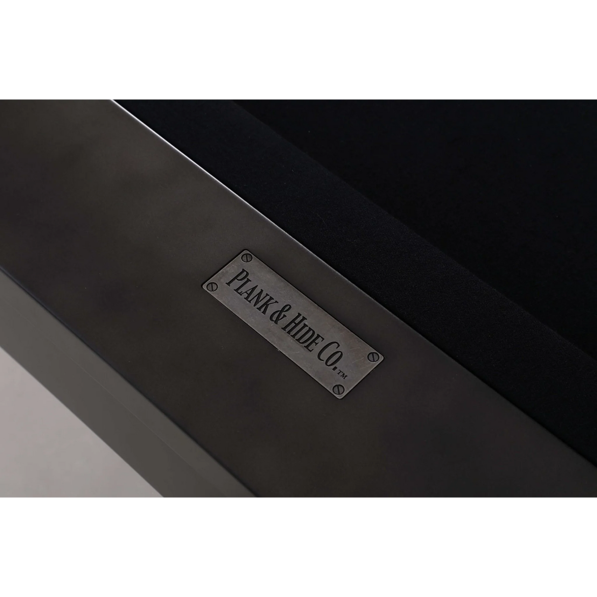 Plank & Hide Felix Steel Pool Table (Size 8') 28005-GUN with Free Accessory Kit, Free Steel Cue Rack