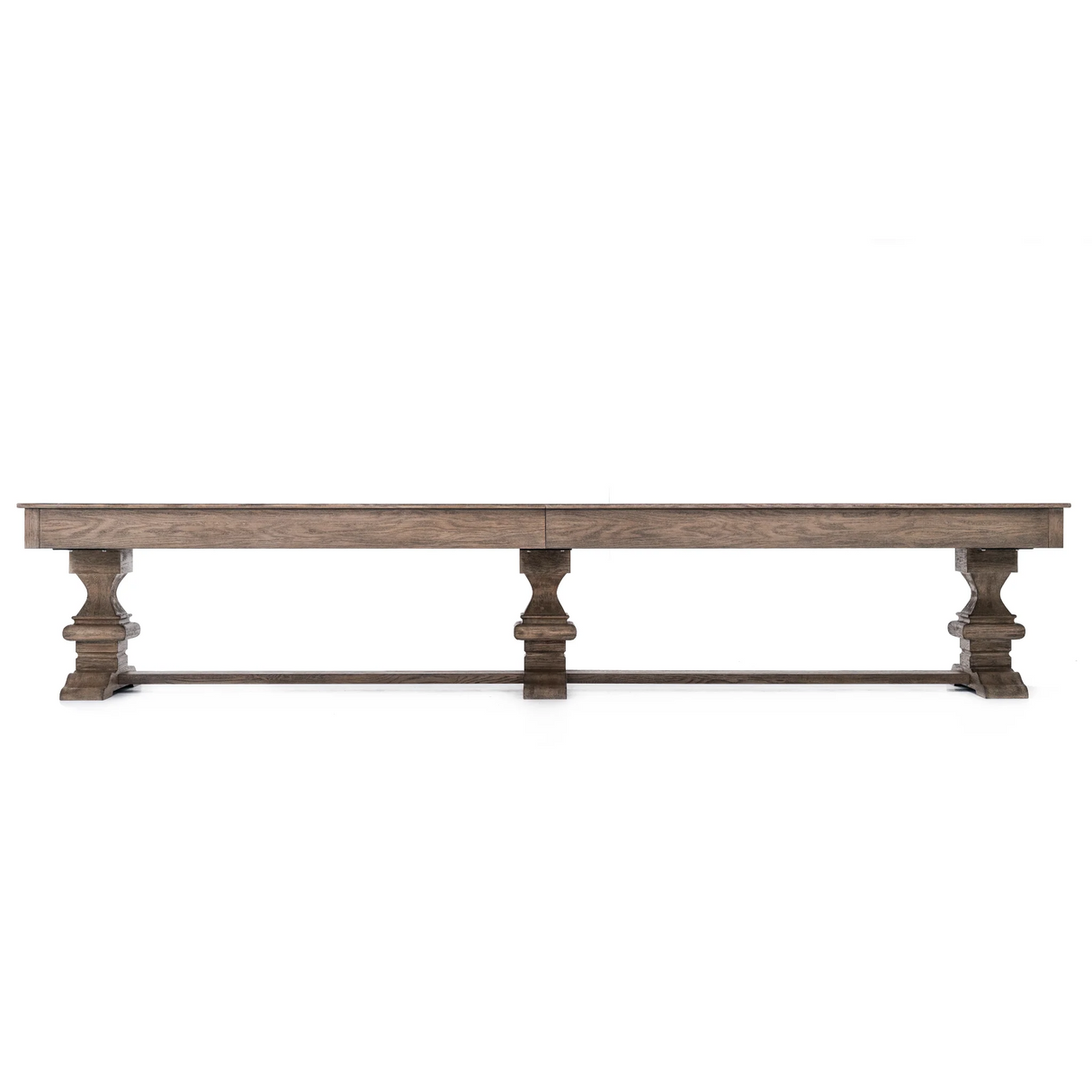 Plank & Hide Beaumont Shuffleboard Table with Free Bowling Pin Set