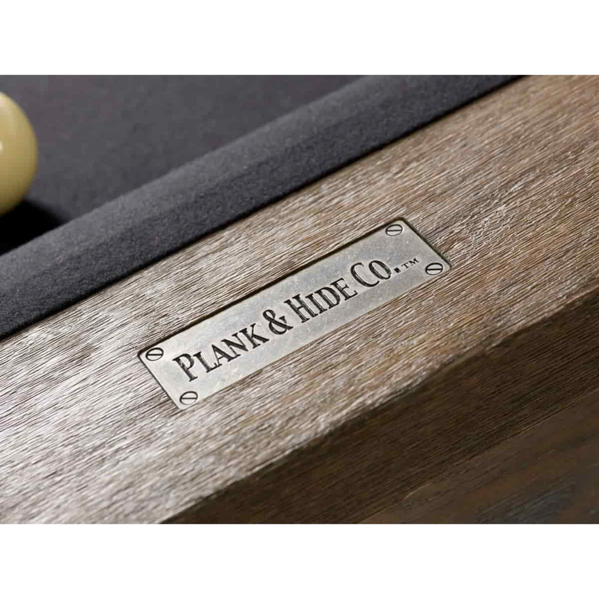 Plank & Hide Beaumont Wood Pool Table with Free Accessory Kit