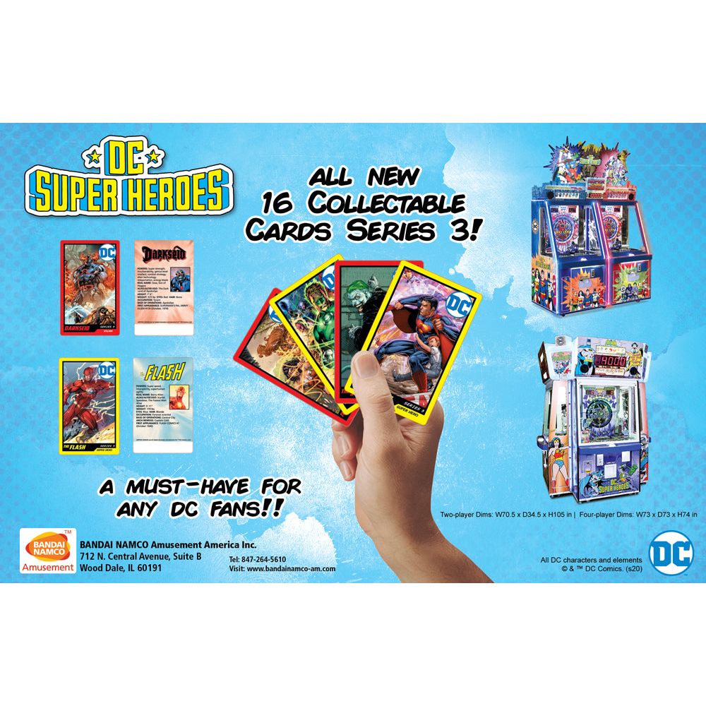 Namco DC Comics Superheroes 2p Arcade Game