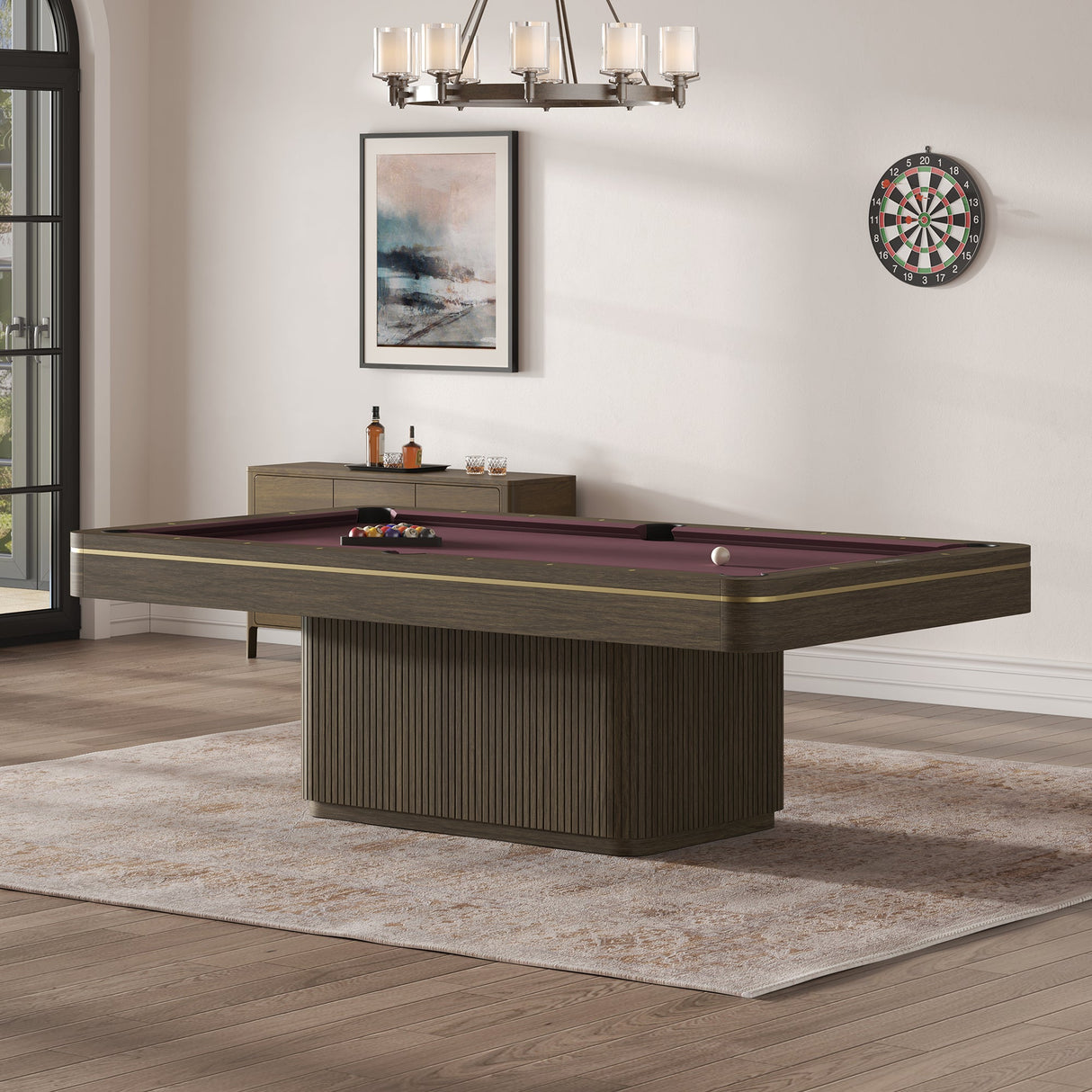 Plank & Hide Dali 8' Pool Table