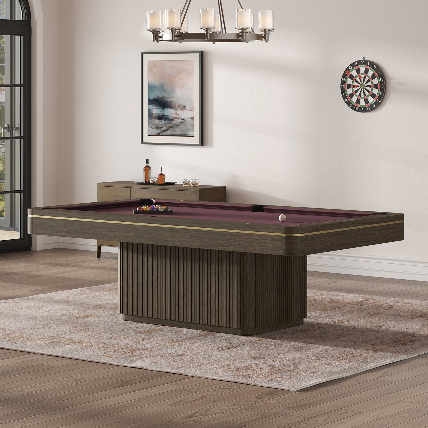Plank & Hide Dali 8' Pool Table
