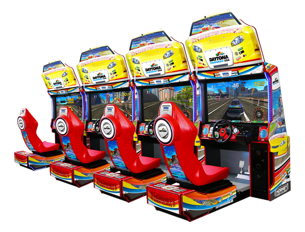 Sega Daytona 42" Std with 4 Way Shifter Arcade Game