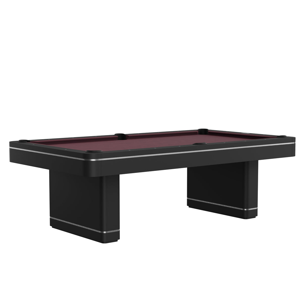 Plank & Hide Deco 8' Pool Table - Black