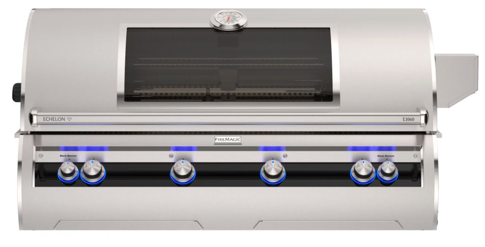 FireMagic E1060i Echelon 48" Built-In Grill with Analog Thermometer, Infrared Burner and Magic View Window