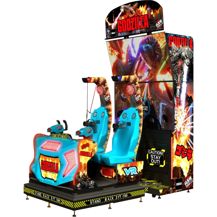 Raw Thrills Godzilla Kaiju Wars VR Arcade Game