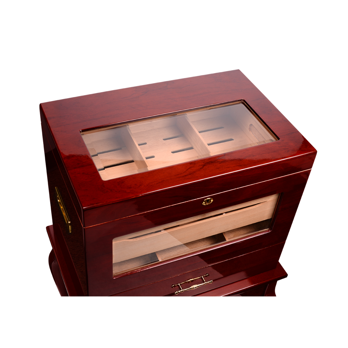 Quality Importers Geneve Table Cigar Humidor