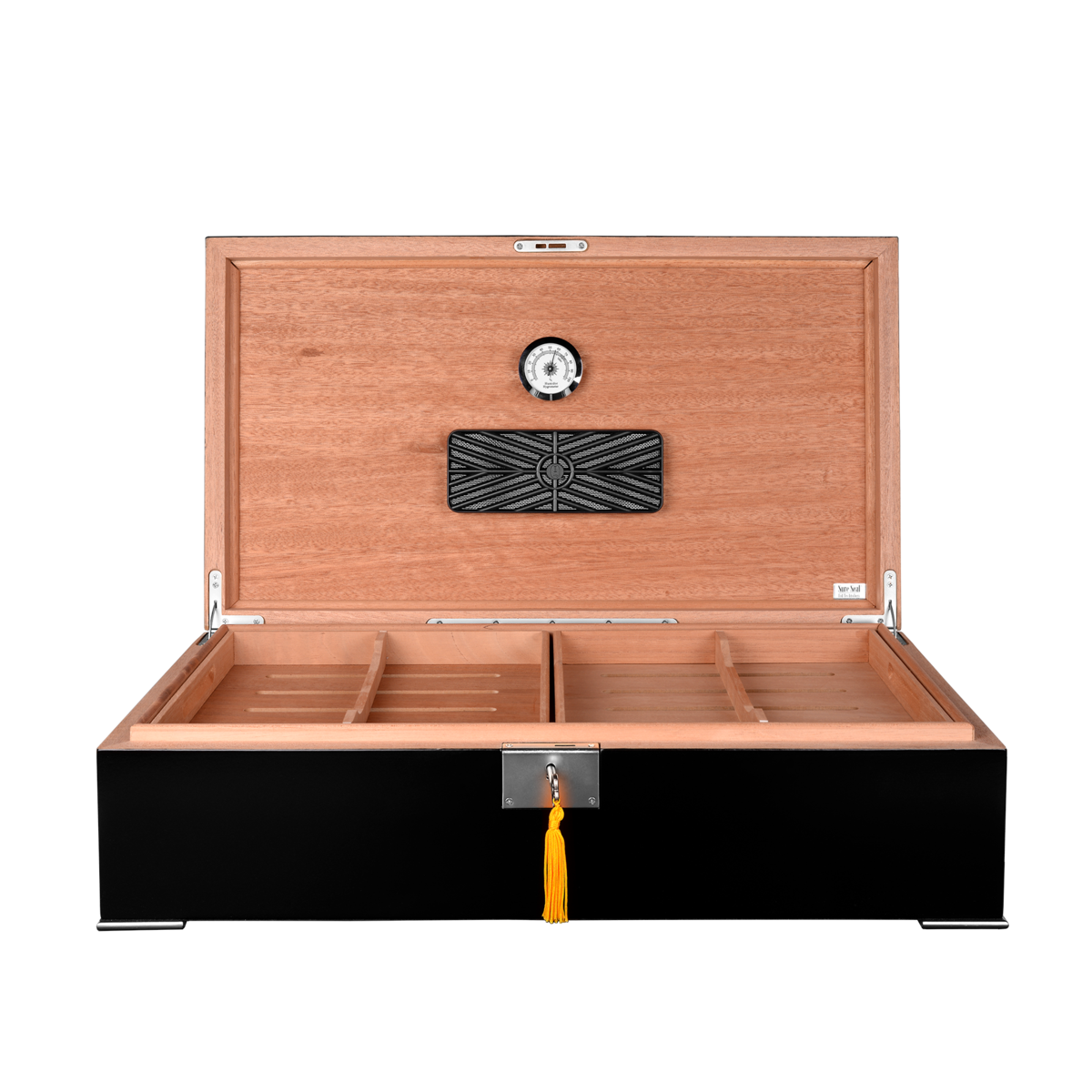 Quality Importers Valentino Noir 250 Ct. Desktop Cigar Humior