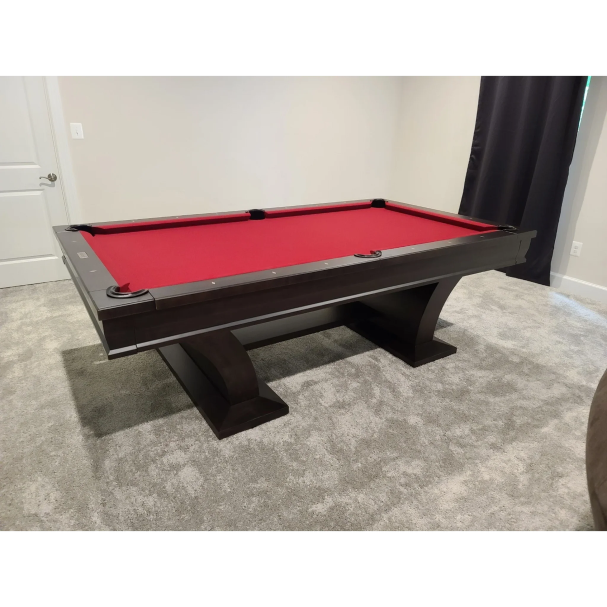 Plank & Hide Paxton Wood Pool Table (Size 8') 87025-TOB with Free Accessory Kit