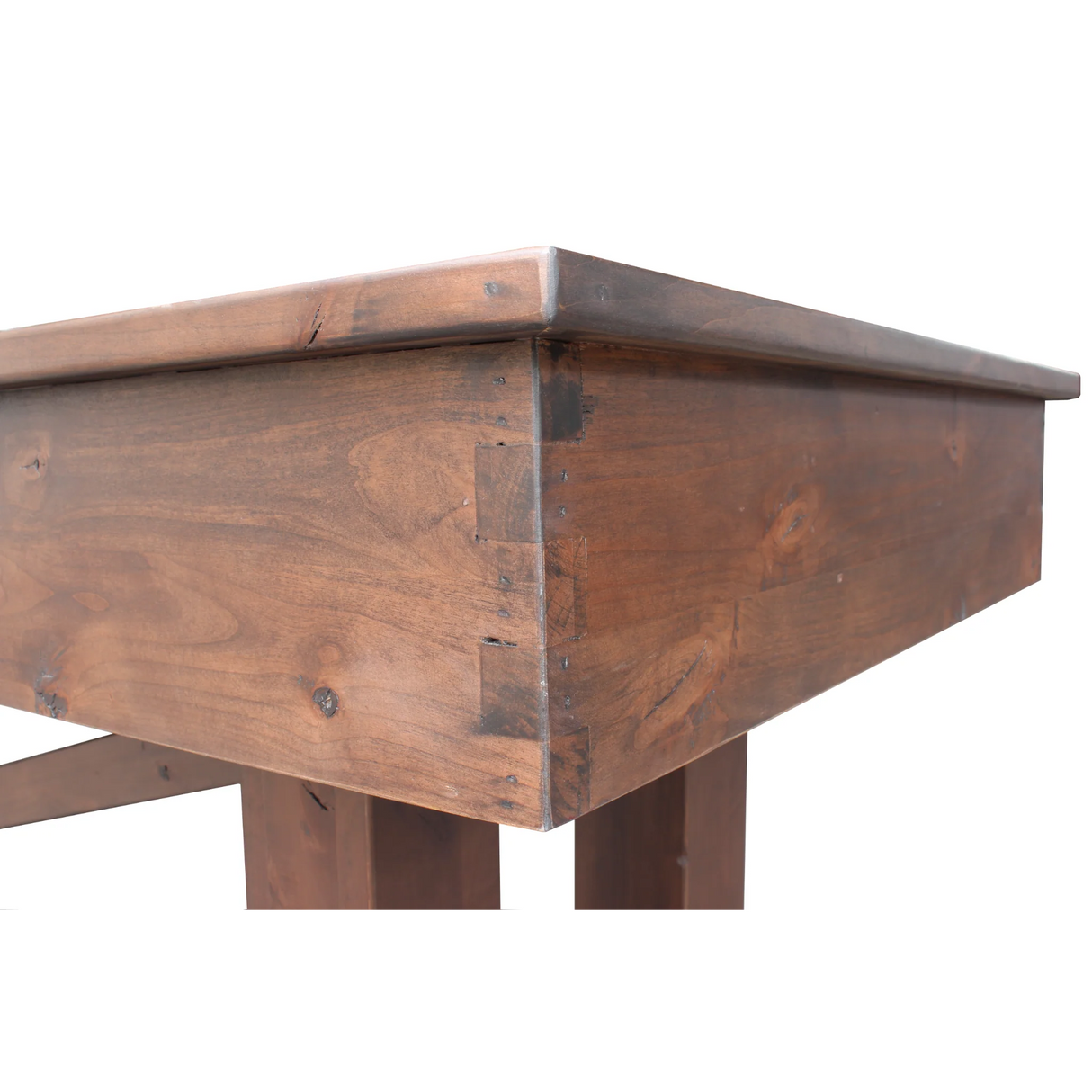 Plank & Hide Lucas Shuffleboard Table with Free Bowling Pin Set