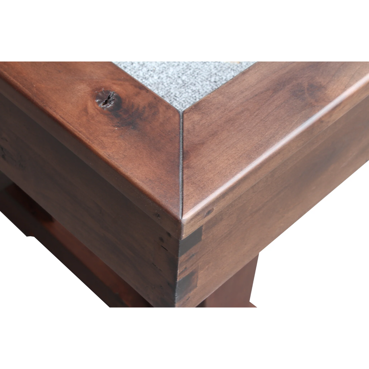 Plank & Hide Lucas Shuffleboard Table with Free Bowling Pin Set