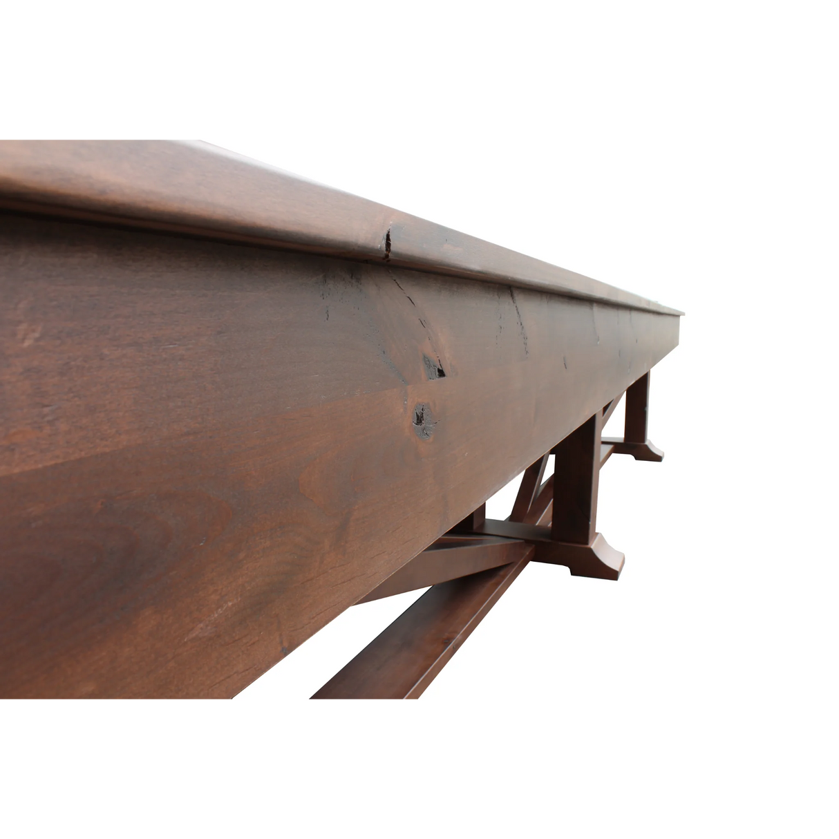 Plank & Hide Lucas Shuffleboard Table with Free Bowling Pin Set