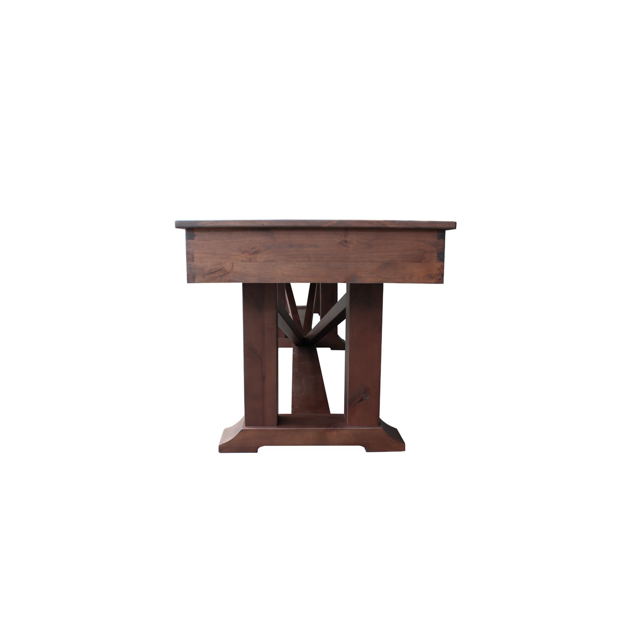 Plank & Hide Lucas Shuffleboard Table with Free Bowling Pin Set