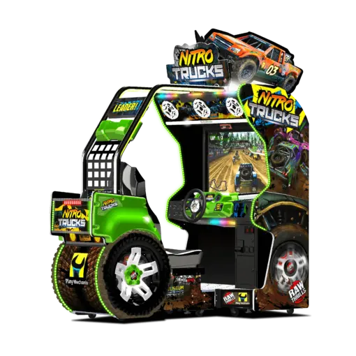 Raw Thrills Nitro Trucks Offroad Racing Arcade Game