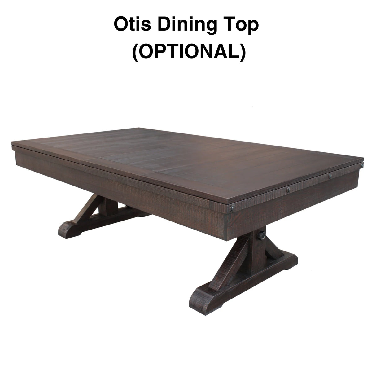 Plank & Hide Otis Wood Pool Table with Free Accessory Kit