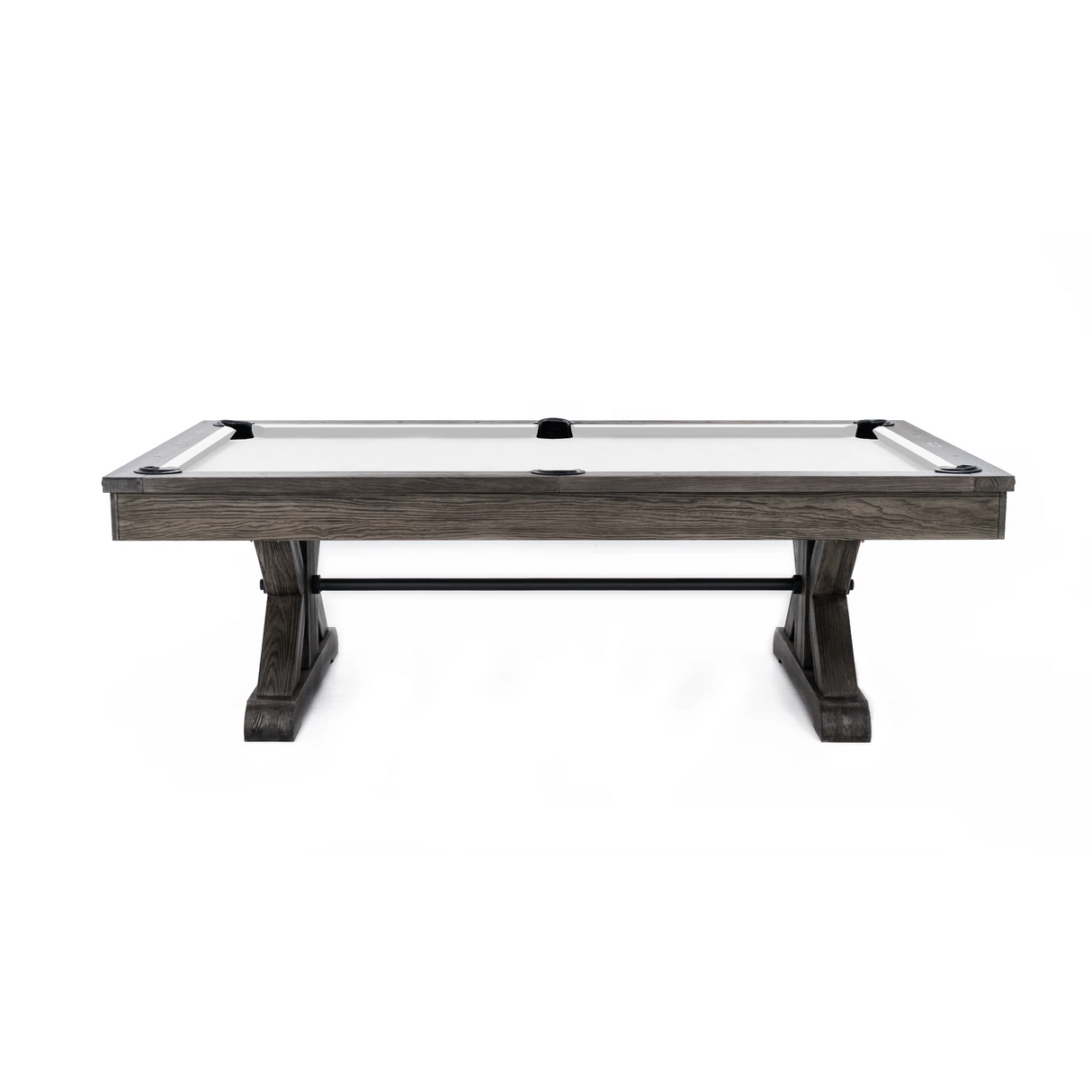 Plank & Hide Otis Wood Pool Table with Free Accessory Kit