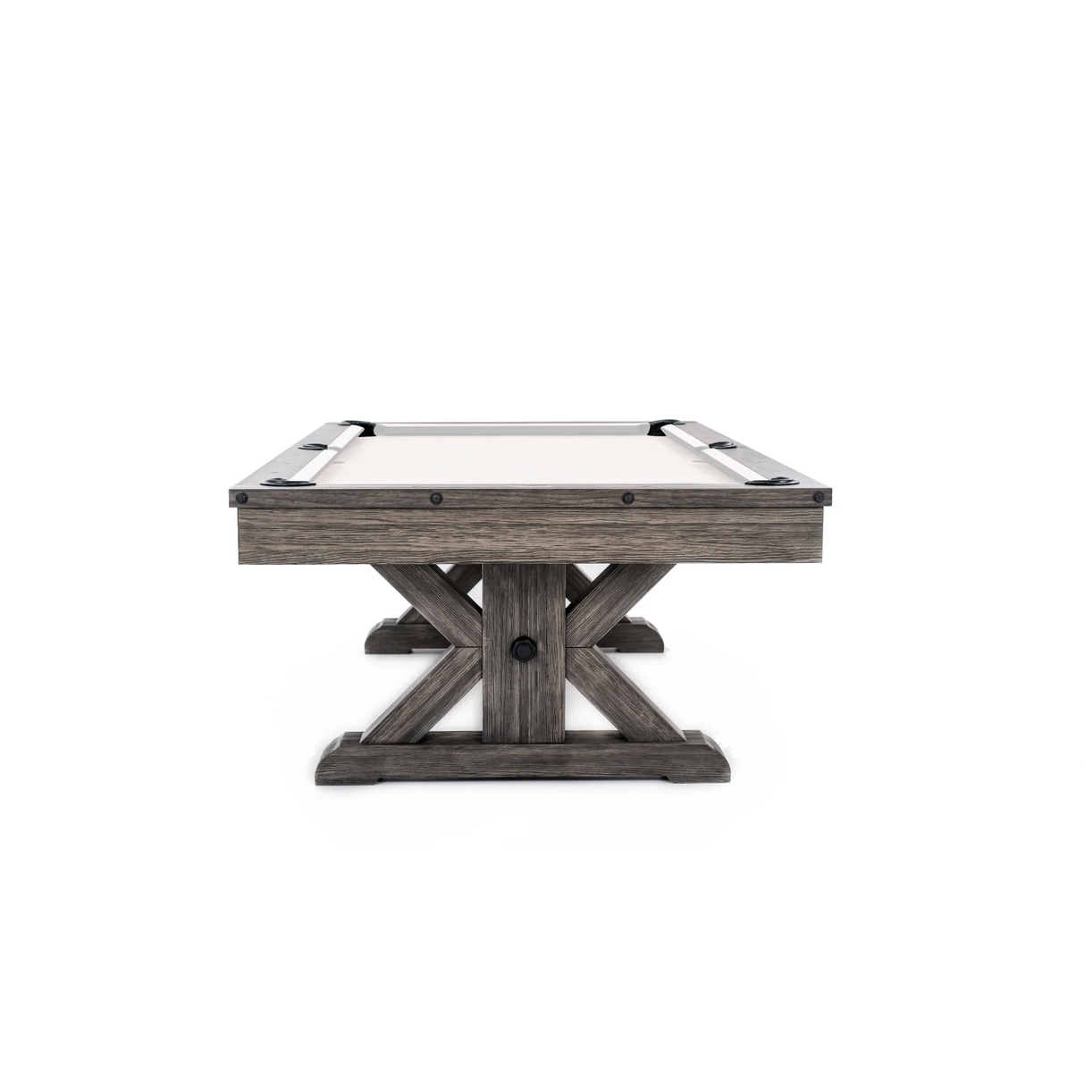 Plank & Hide Otis Wood Pool Table with Free Accessory Kit