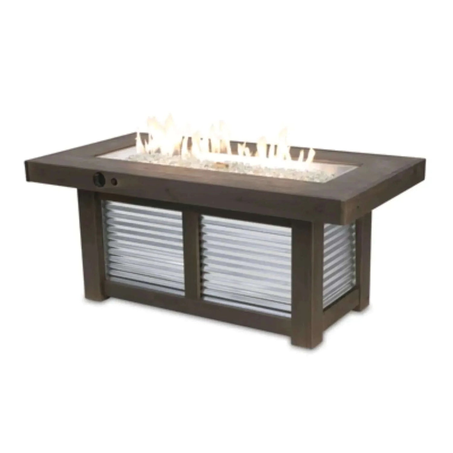 Outdoor Greatroom Denali Brew Linear Fire Table