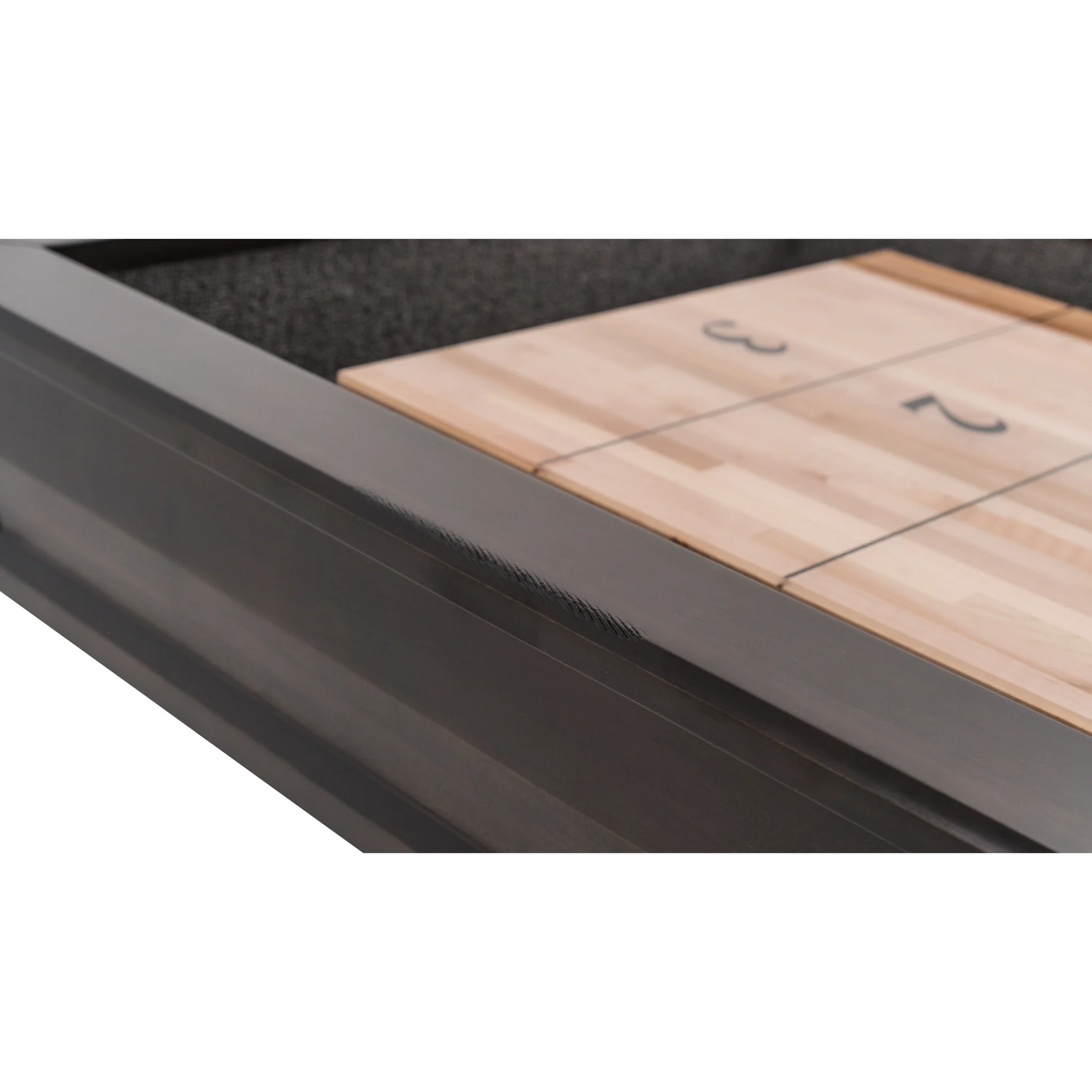 Plank & Hide Paxton Shuffleboard Table with Free Bowling Pin Set