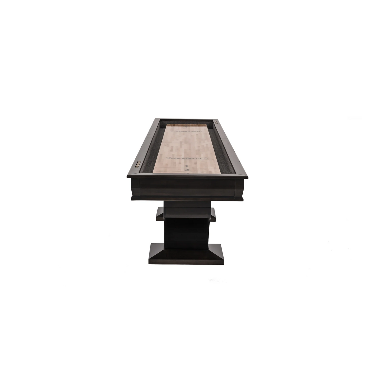 Plank & Hide Paxton Shuffleboard Table with Free Bowling Pin Set