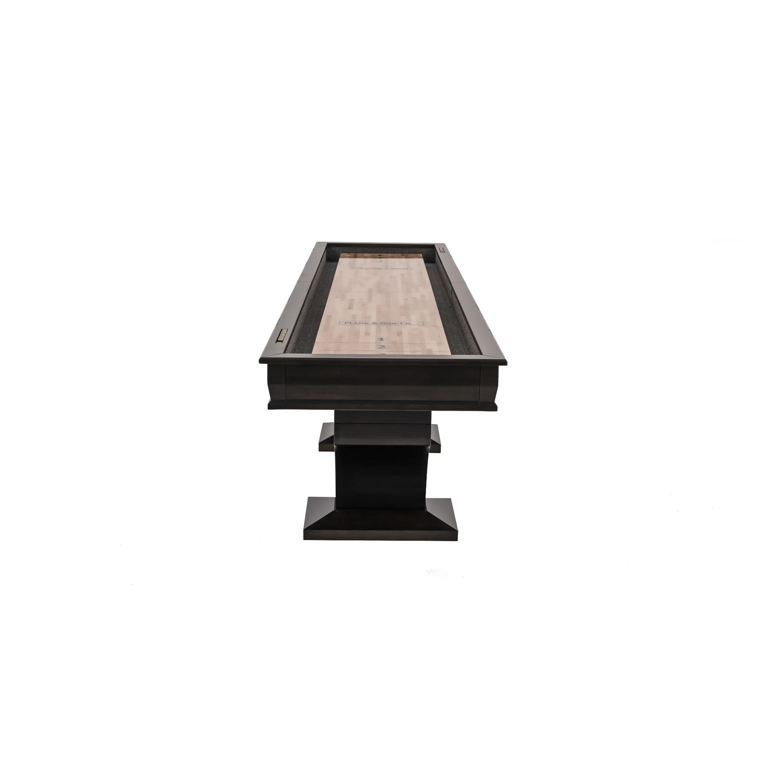 Plank & Hide Paxton Shuffleboard Table with Free Bowling Pin Set