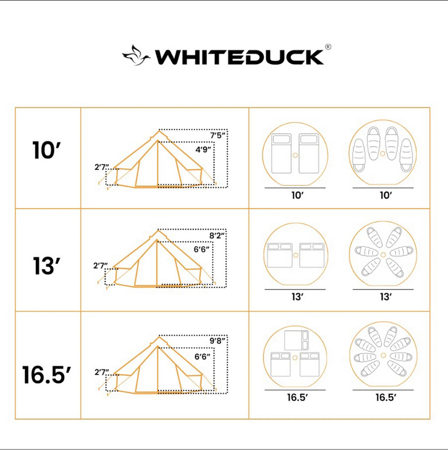 White Duck Outdoors Regatta Bell Tent