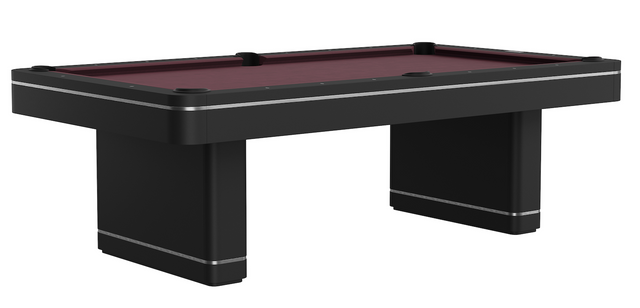 Plank & Hide Deco 8' Pool Table - Black