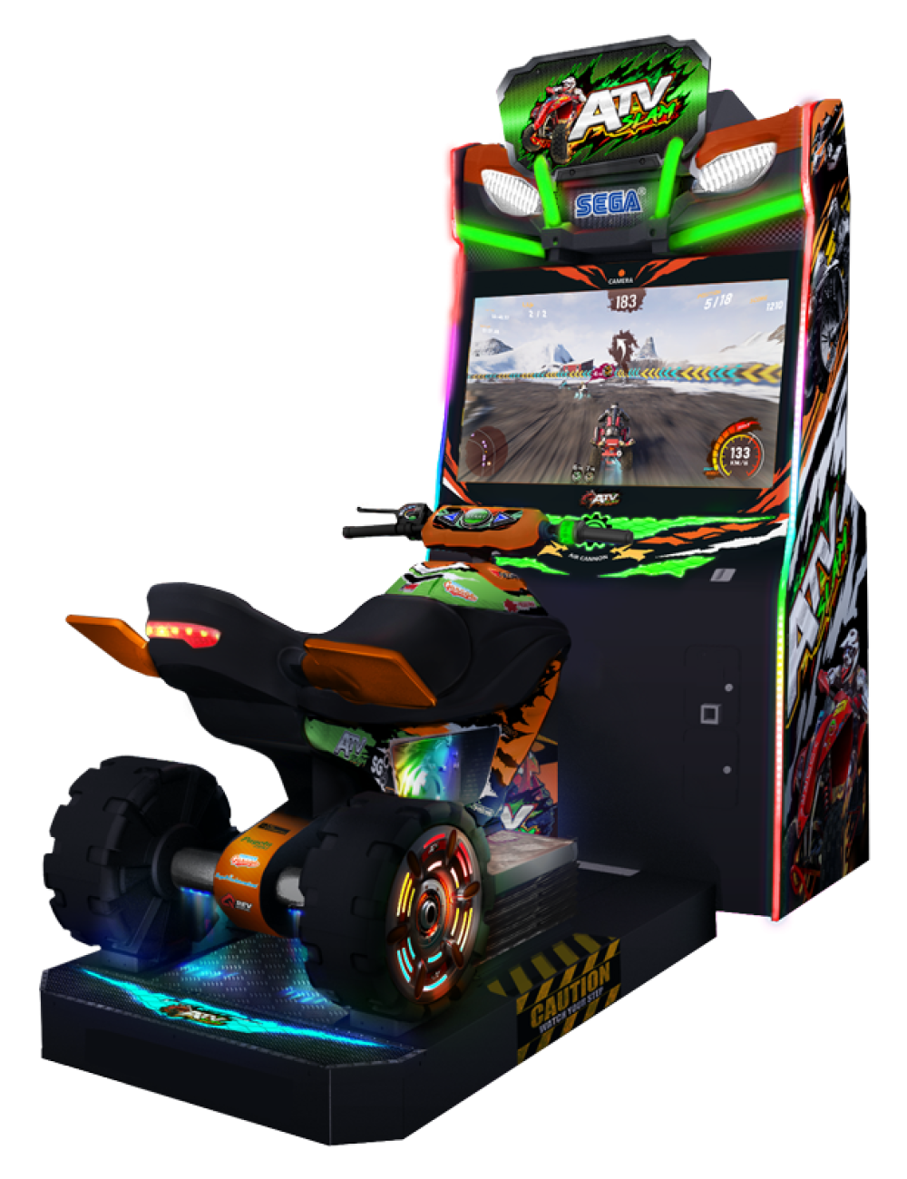 Sega ATV SLAM Motion DLX Arcade Game