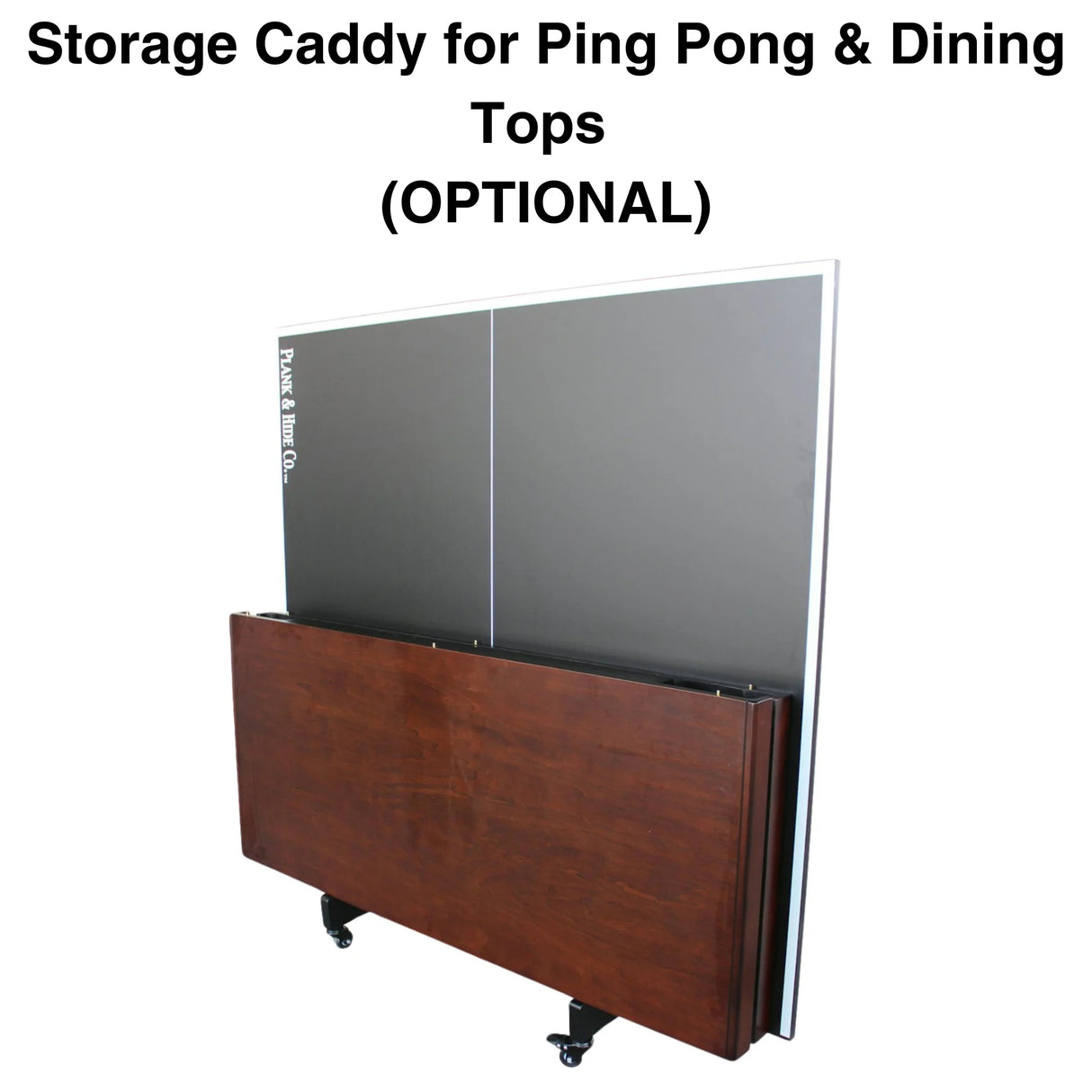 Plank & Hide Axton Steel Pool Table with Free Accessory Kit, Free Steel Cue Rack
