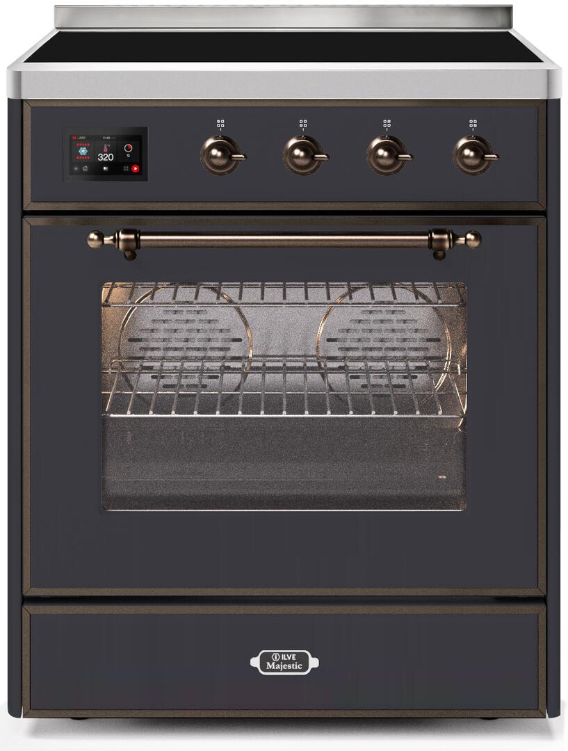ILVE Majestic 30 Inch All Electric Range Induction - UMI30QNE3