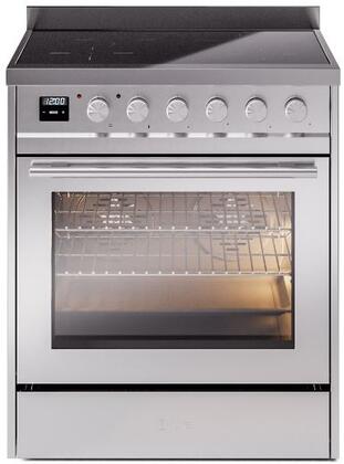 ILVE Professional Plus 30 Inch All Electric Range Induction UPI304WMPWH