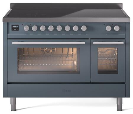 ILVE Professional Plus 48 Inch All Electric Range Induction - UPI486WMP