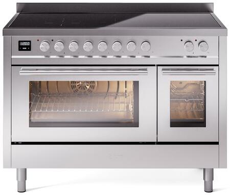 ILVE Professional Plus 48 Inch All Electric Range Induction - UPI486WMP