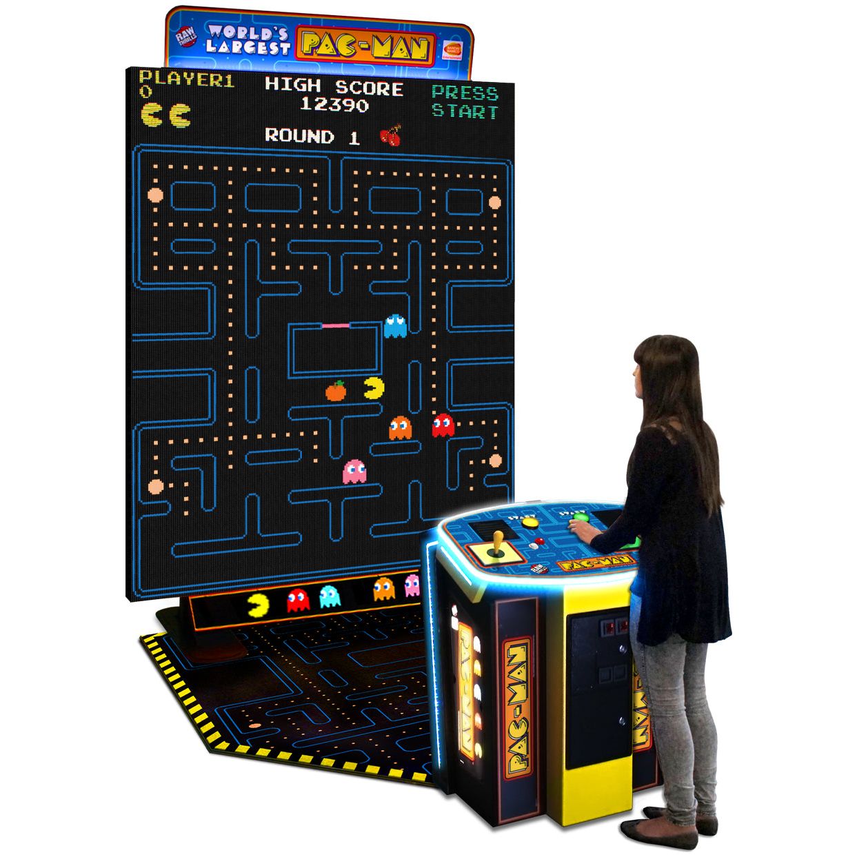 Namco World's Largest PAC-MAN Arcade Game
