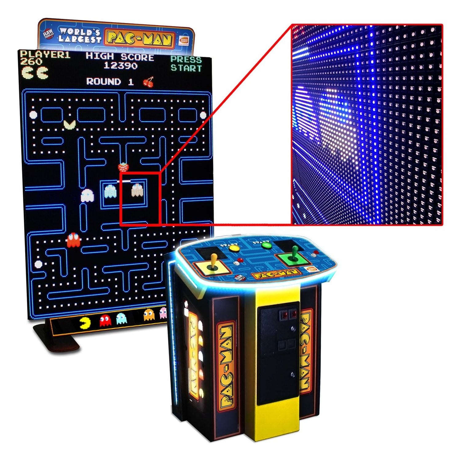 Namco World's Largest PAC-MAN Arcade Game