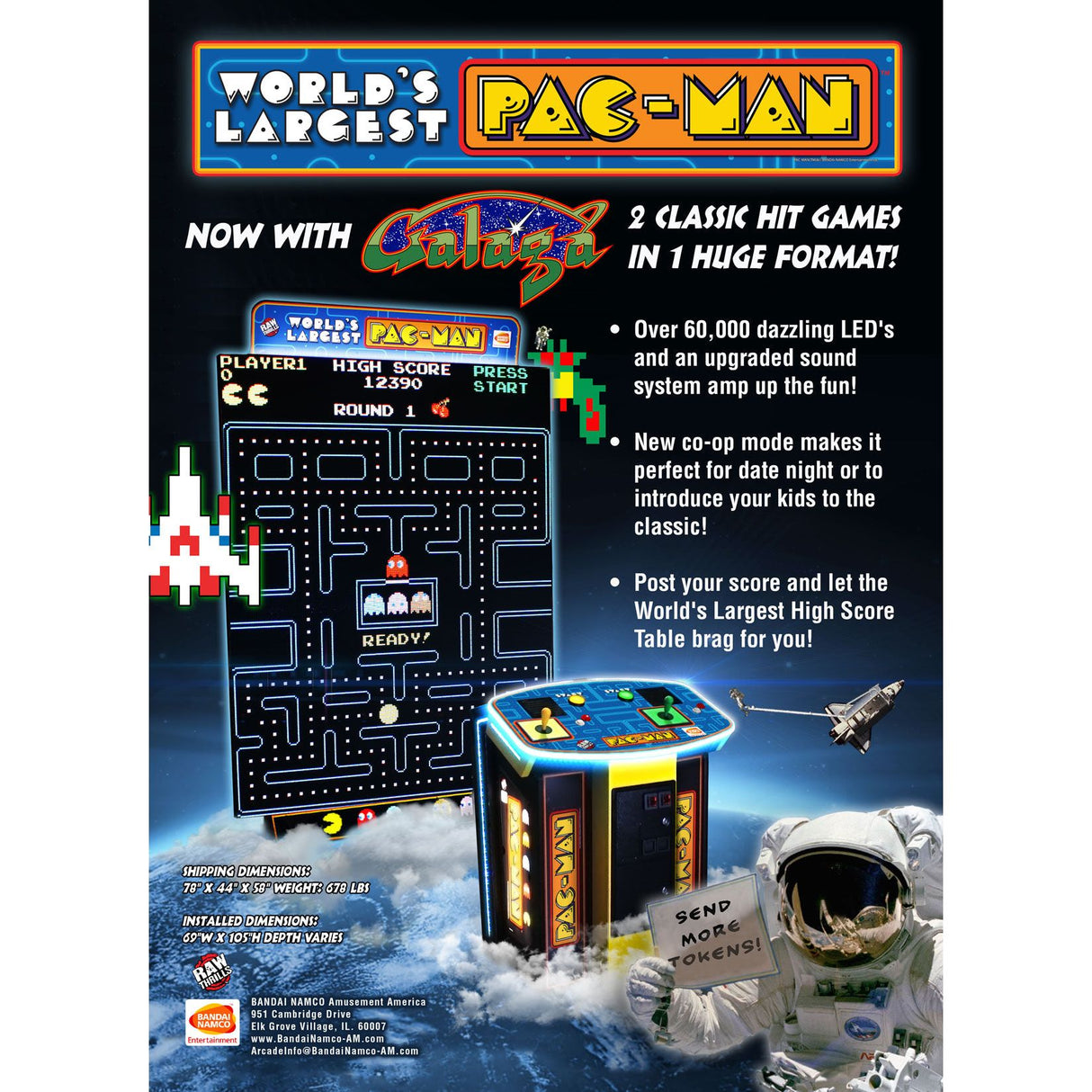Namco World's Largest PAC-MAN Arcade Game
