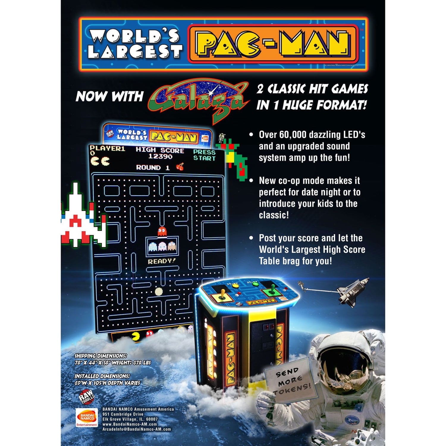 Namco World's Largest PAC-MAN Arcade Game
