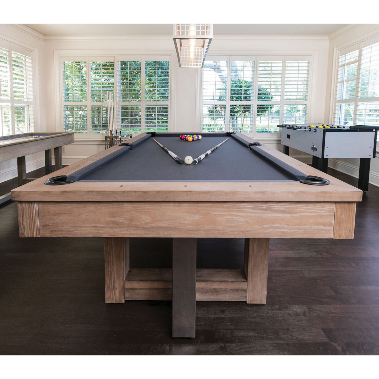 American Heritage Billiards Abbey 8' Pool Table (Antique Grey)