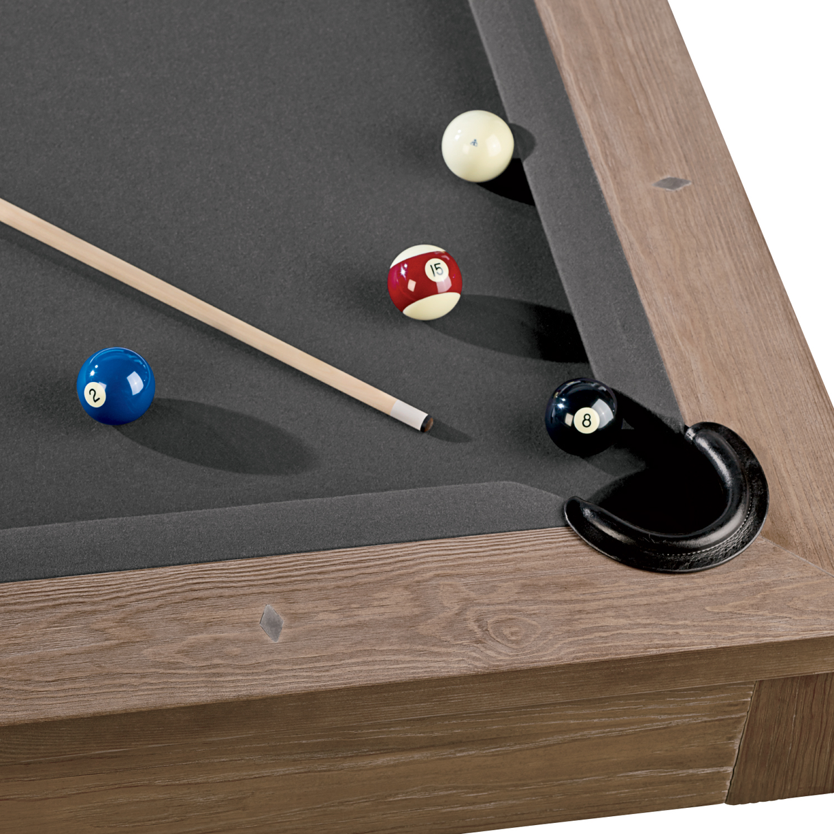 American Heritage Billiards Abbey 8' Pool Table (Antique Grey)