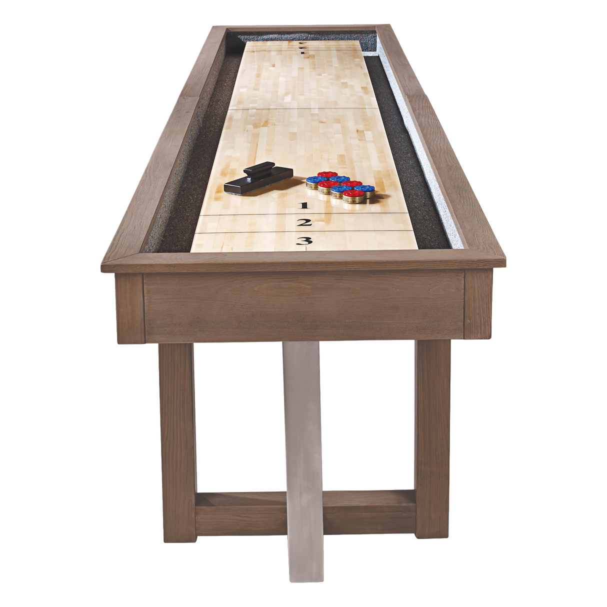 American Heritage Billiards Abbey Shuffleboard Table (Antique Grey)