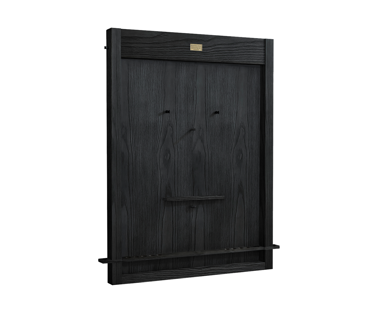 American Heritage Billiards Alta Wall Mounted Cue Rack 12 (Black Ash)