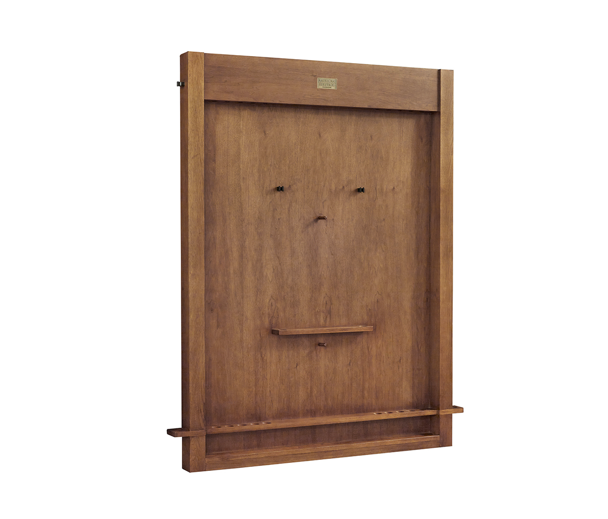 American Heritage Billiards Alta Wall Mounted Cue Rack 12 (Brushed Walnut)