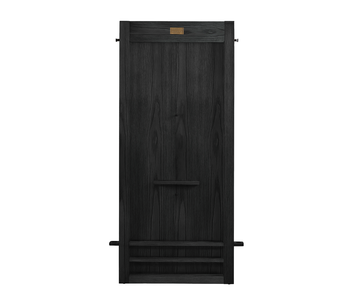 American Heritage Billiards Alta Wall Mounted Cue Rack 6 (Black Ash)