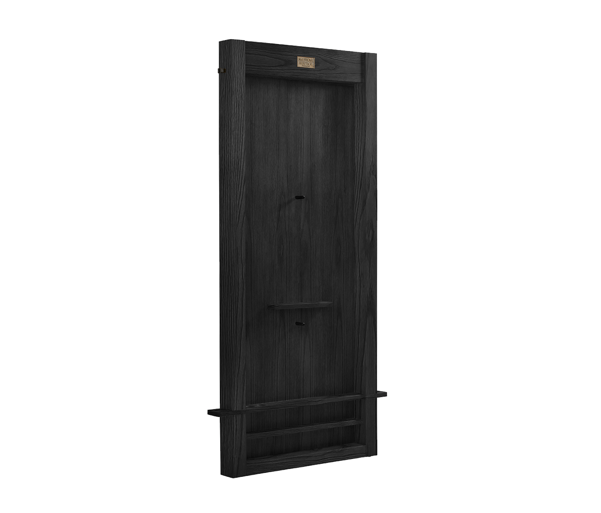 American Heritage Billiards Alta Wall Mounted Cue Rack 6 (Black Ash)