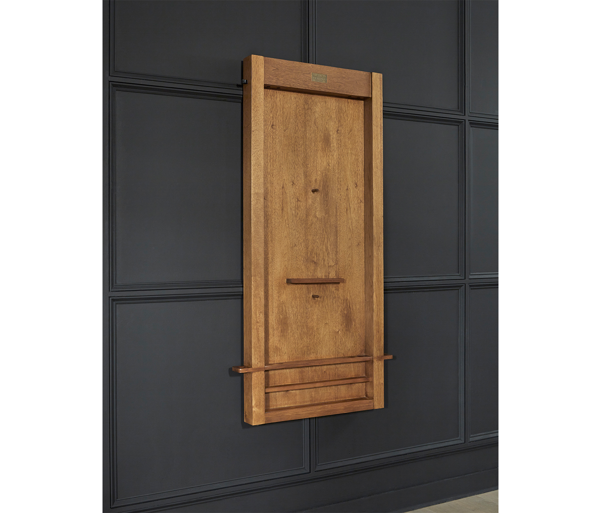 American Heritage Billiards Alta Wall Mounted Cue Rack 6 (Brushed Walnut)