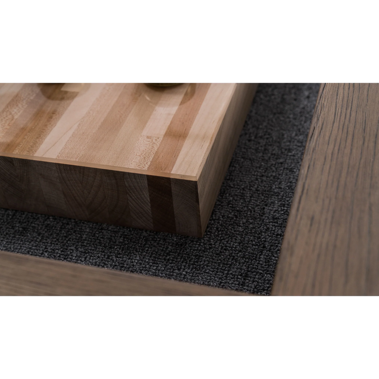 Plank & Hide Beaumont Shuffleboard Table with Free Bowling Pin Set